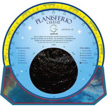 Planisferio celeste dos caras reversible castellano editorial mapiberia global mapping