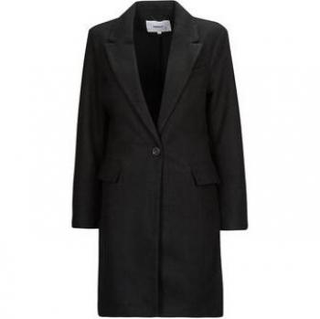 ONLY Women's Black Lapel Collar Single-Breasted Coat ONLNANCY LIFE CC OTW Size L