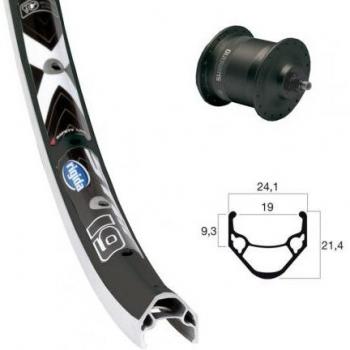 Bike-Parts V-RAD 75Nabend DH3N31 Bicicleta de Paseo, Plata, Size