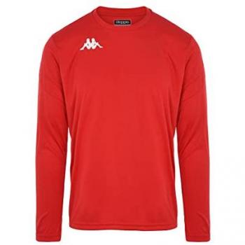 Camiseta Kappa Dovol Manga Larga Roja 3XL