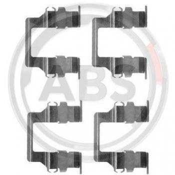 Kit de Accesorios y Pastillas de Freno A.B.S. 1164Q para Mitsubishi Pajero 1