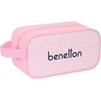 Zapatillero Safta Benetton Vichy 29x15x14 cm