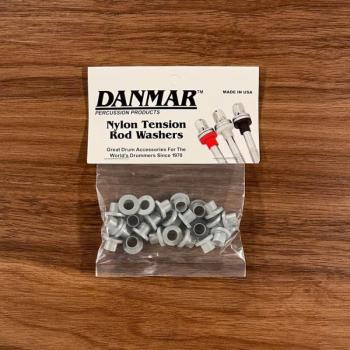 Danmar Nylon Tension Rod Washers - 20 Pack, Gray