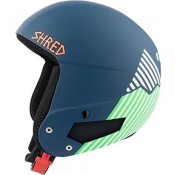 Shred Mega Brain Bucket RH Casco de esquí, Unisex, Azul
