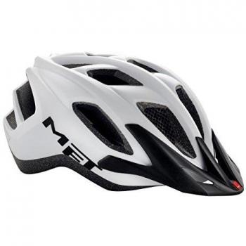 MET adultos Road Helmet Funandgo, primavera/verano, unisex, color Blanco - blanco mate, tamaño talla única