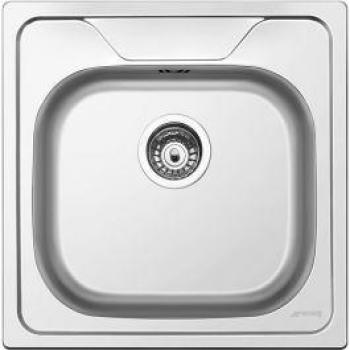 Fregadero sobre encimera SMEG LYP501, 1 cubeta, inoxidable