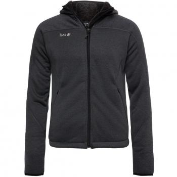 Izas Basender - Forro polar para hombre, color gris oscuro / negro, talla XL