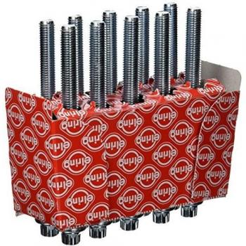 Juego de tornillos de culata Elring 453.490 - Tuercas y Tornillos para Automóviles, incluye tornillos de alta resistencia, fabricados en acero al carbono, diseño específico para motores, acabado anticorrosivo, compatible con