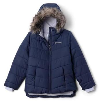 Columbia Katelyn Crest III Hooded Insulated Jacket for Girls - Blue, Sizes 4-14