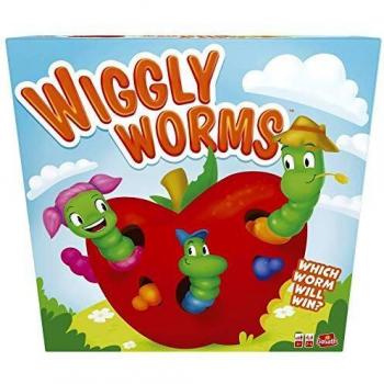 Goliath- Wiggly Worms. Juego de Mesa Infantil. A Partir de 4 años, Multicolor