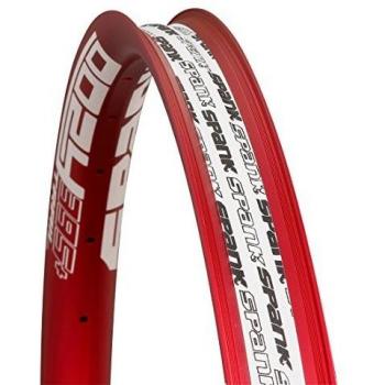 Spank Oozy Trail de 395 Bead de Bite 395 al 32H Rim 27,5 Pulgadas Shot Peen Llantas, Unisex, Oozy Trail-395 Bead-Bite 395AL 32H Rim 27,5 Zoll shotpeen, Rojo, 650 B