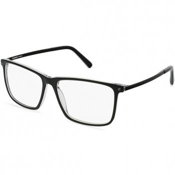 Rodenstock R5348 A 58 Lentes Recetadas para Hombre Negros, Armazones para Hombre Negros, Gafas Recetadas para Hombre Negras
