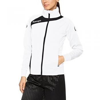 Kempa Peak Multi Chaqueta de Chándal, Mujer, Blanco/Negro, M
