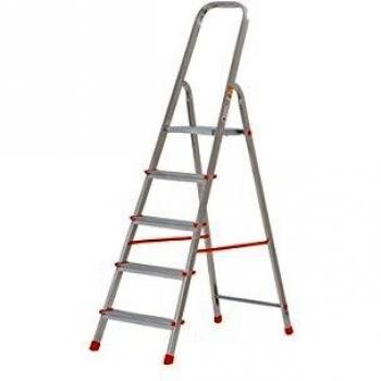 Escalera Aluminio Domestica 5 Peldaños
