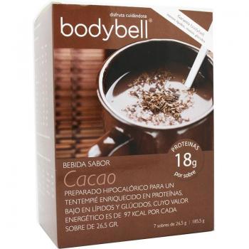 Bodybell Bebida de Cacao Proteica 7 Sobres x 25,5g