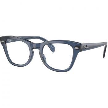 Ray-Ban Gafas Graduadas RX 0707V 8200 Armazones para Hombre Azules con Lentes Recetadas de 50 mm