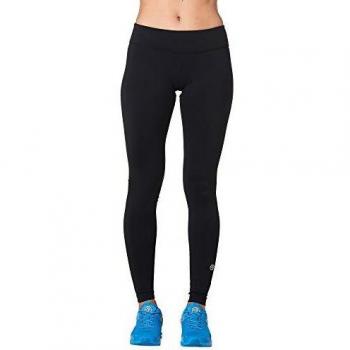 Zumba Fitness Leggings de Compresión Básicos Mallas de Deporte de Mujer de Entrenamiento, Black Plain, XS