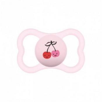 MAM Supreme Chupete Silicona 6+ Meses Rosa Cerezas