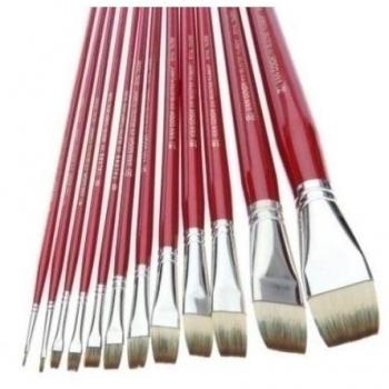 PINCEL VAN GOGH LARGO ROJO OLEO 278/18 - Pack de 3 unidades