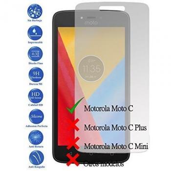 Todotumovil Protector de Pantalla Motorola Moto C 4G 5.0 de Cristal Templado Vidrio 9H para movil