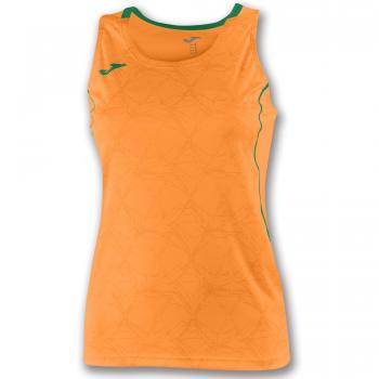 Joma Olimpia Camisetas Señora, Mujer, Naranja Fluor, 2XL