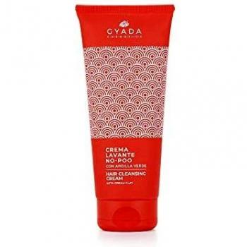 Gyada Cosmetics Crema Limpiadora No-Poo con Arcilla Verde 200 ml - Crema Lavante No-Poo para rizos, formulación suave sin sulfatos, enriquecida con arcilla verde, ideal para limpiar el cabello r