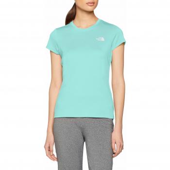 The North Face Reaxion Ampere Camiseta, Mujer, Mint Blue Heather, L