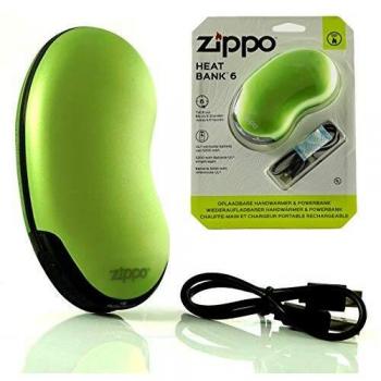 Zippo HeatBank 6-Green (DE/NL/FR) Ergonómico, Aluminio y plástico, Verde