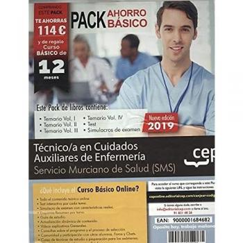 Pack ahorro basico tecnico a en cuidados auxiliares de enfermeria murc