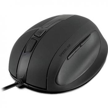 Ratón Óptico Ergonómico USB SPEEDLINK OBSIDIA 3200 DPI para Diestros