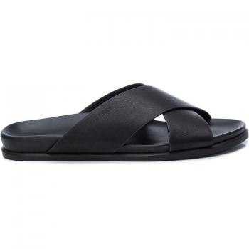 Sandalias XTI 44975 para hombre en piel vegana de color negro