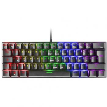 Teclado Mecánico RGB Mars Gaming MK60 Negro con Switch Azul y Diseño Francés
