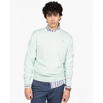 Harper & Neyer - Jersey Icon Colours R para hombre en azul claro con cuello redondo
