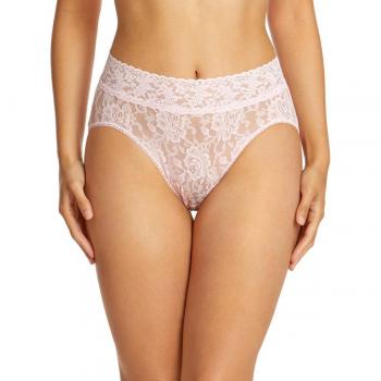 Hanky Panky Women's High-Waisted Lace Brief - Bliss Pink, L