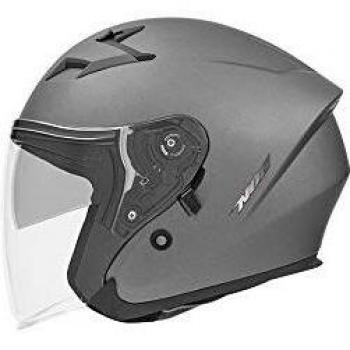 Casco Nox N127 Gris Talla 55-56 con Visor Solar