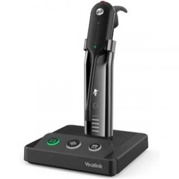Auriculares Inalámbricos Yealink WH63 Portable UC - Diadema, Gancho de Oreja y Banda para Cuello con Base de Carga - Negro