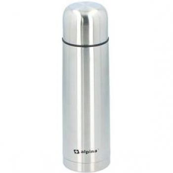 Termo Alpina Doble Tapón Acero Inoxidable 750Ml