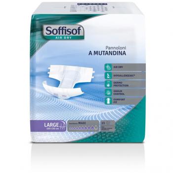 Soffisof Air Dry Pañal Talla Maxi L 15uds
