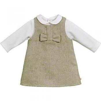 Berlingot ENS ROBE 2P-Conjunto Bebé-Niñas,    gris