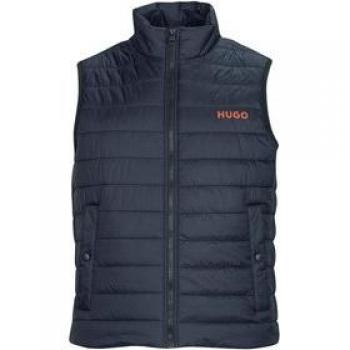 Hugo Boss Men's Dark Blue Sleeveless Padded Vest - Bentino2221, XL