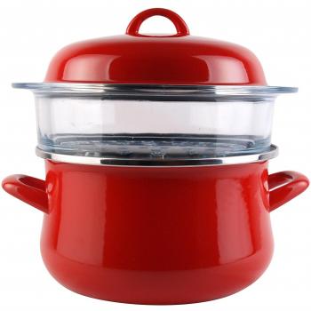 Magefesa Cocina de Vapor, diámetro 24, Granate, 24 cm
