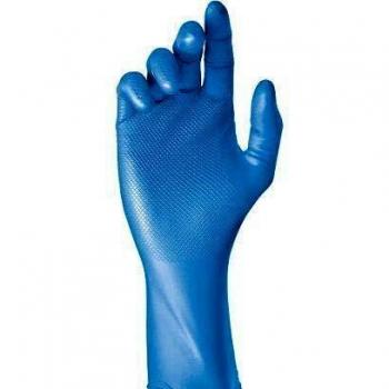 GUANTE NITRILO DESECHABLE AZUL 50 UNIDADES T/8