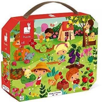 Puzzle El Huerto 36 Piezas en Maletín - Janod