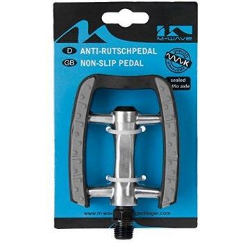 Pedales Plataforma Antideslizantes 9/16 Pulgadas Grises M-Wave