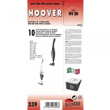 Saco de Papel para Aspiradora Hoover Elettrocasa HV 26
