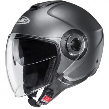 Casco Jet HJC i40N Sólido Plata Talla M