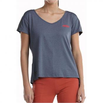 Camiseta de montaña +8000 Novar Gris Volcano Mujer