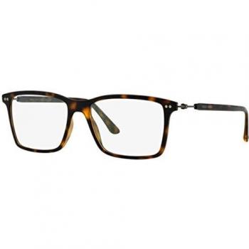 Giorgio Armani 0AR7057 Monturas de gafas, Matte Havana, 52 para Hombre
