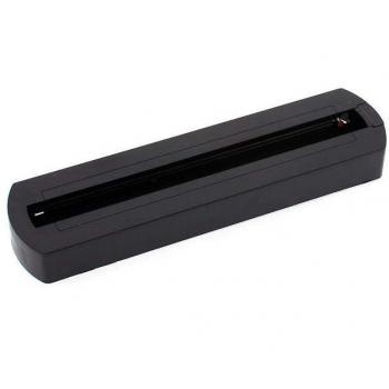 Base para techo de Carril Monofásico LEDBOX, negro
