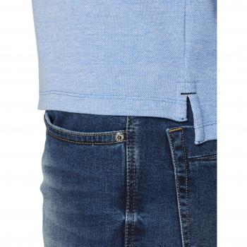 Jack & Jones JJEPAULOS Men's Short Sleeve Polo Shirt - Blue Slim Fit